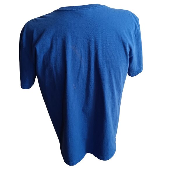 Mens Volcom T-shirt Large Shifter Logo Short Sleeve Crewneck T-Shirt Blue L - Picture 4 of 8